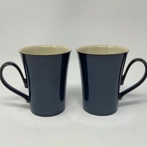 2 Denby Drama (retired) Stoneware Coffee Mugs